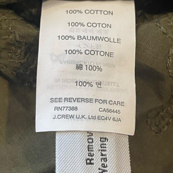 NWT J. Crew Cotton, Olive Green, Iridescent Sequin Tank Top, Scoop Neck, Size 00 - Picture 7 of 14